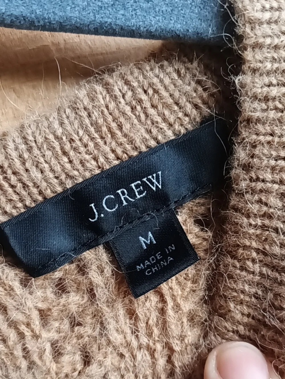 J. Crew Brown Cable Knit Open Stitch Pullover